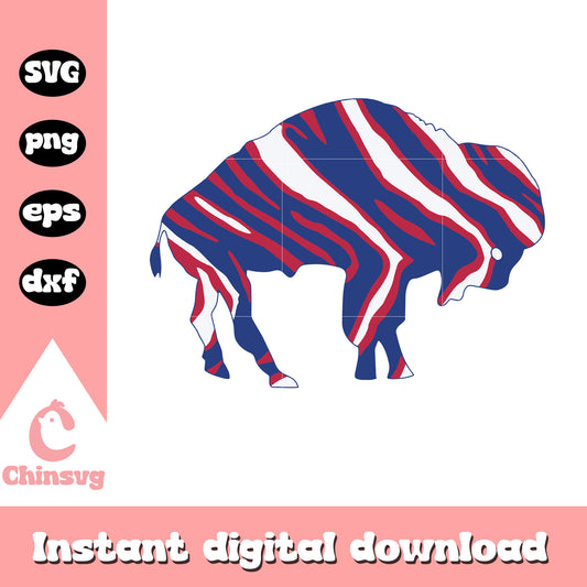 Buffalo bills nfl team logo design svg, nfl logos svg