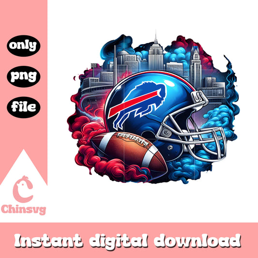 Buffalo bills smoke helme png, buffalo bills logo png