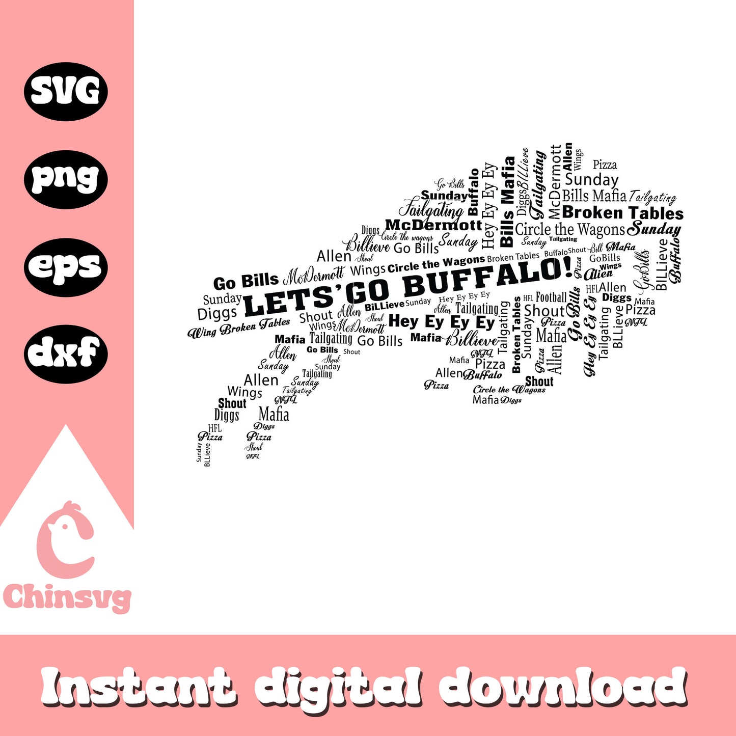 Buffalo bills team design svg, nfl logo design svg