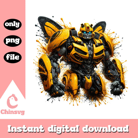 Bumblebee transformer character png, transformer bumblebee png