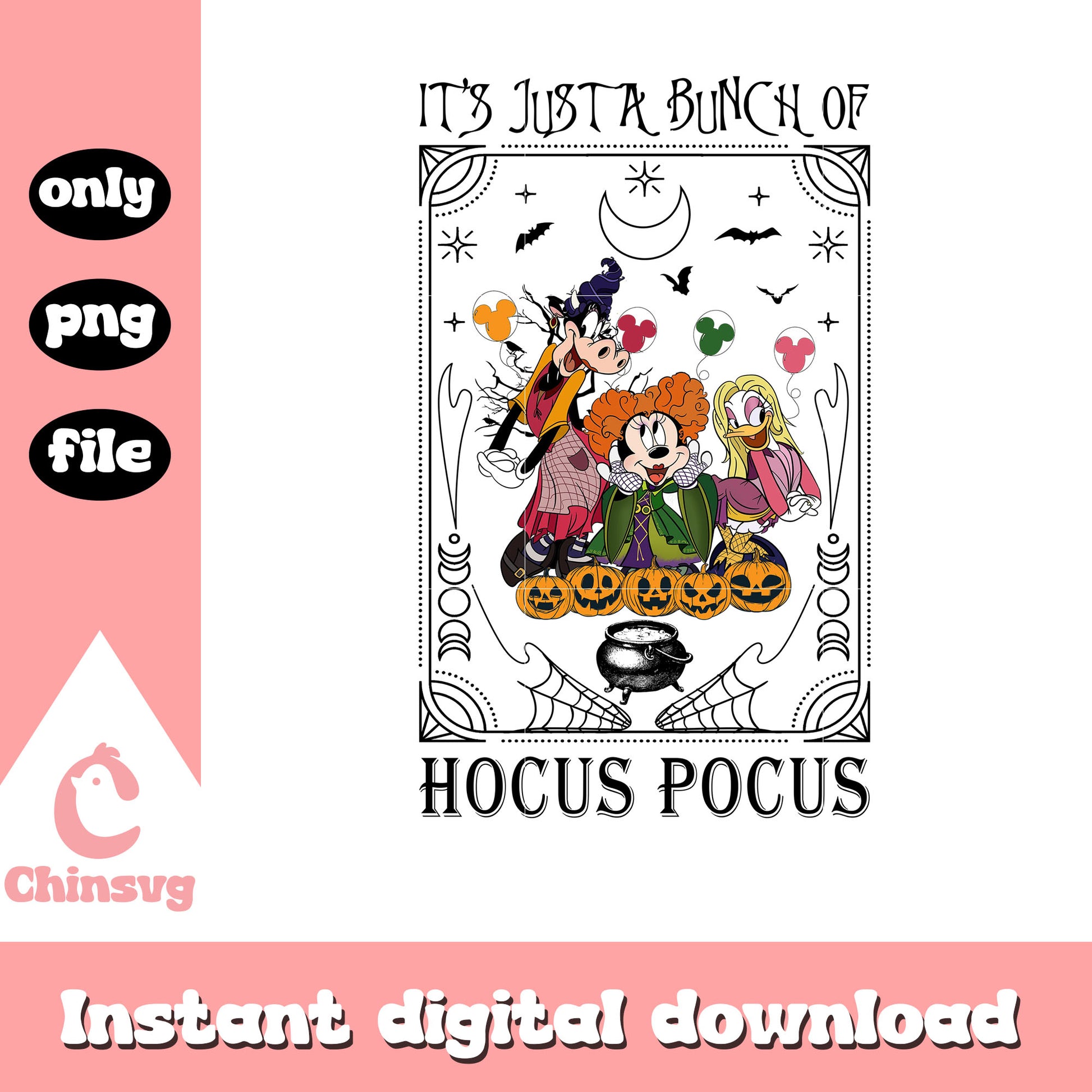 Bunch of hocus pocus card disney png, hocus pocus halloween png