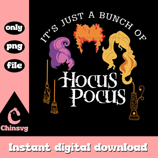 Bunch of hocus pocus sanderson hair clipart png, hocus pocus movie png