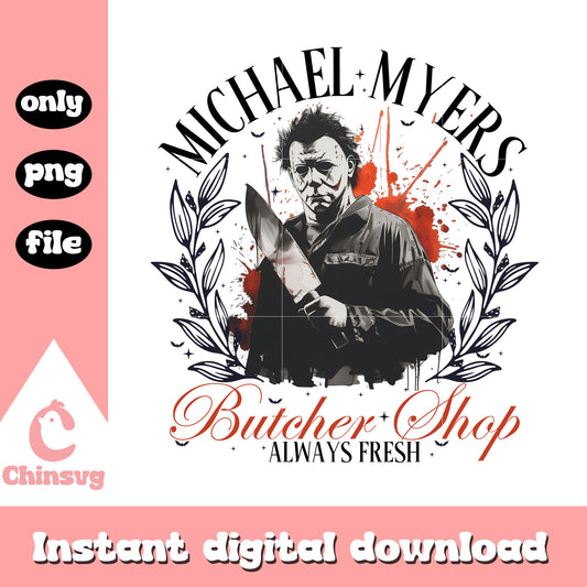 Butcher shop michael myers png, michael myers png, halloween png