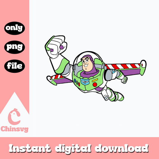Buzz Lightyear Flying Toy Story PNG, Disney Pixar PNG, Toy Story PNG
