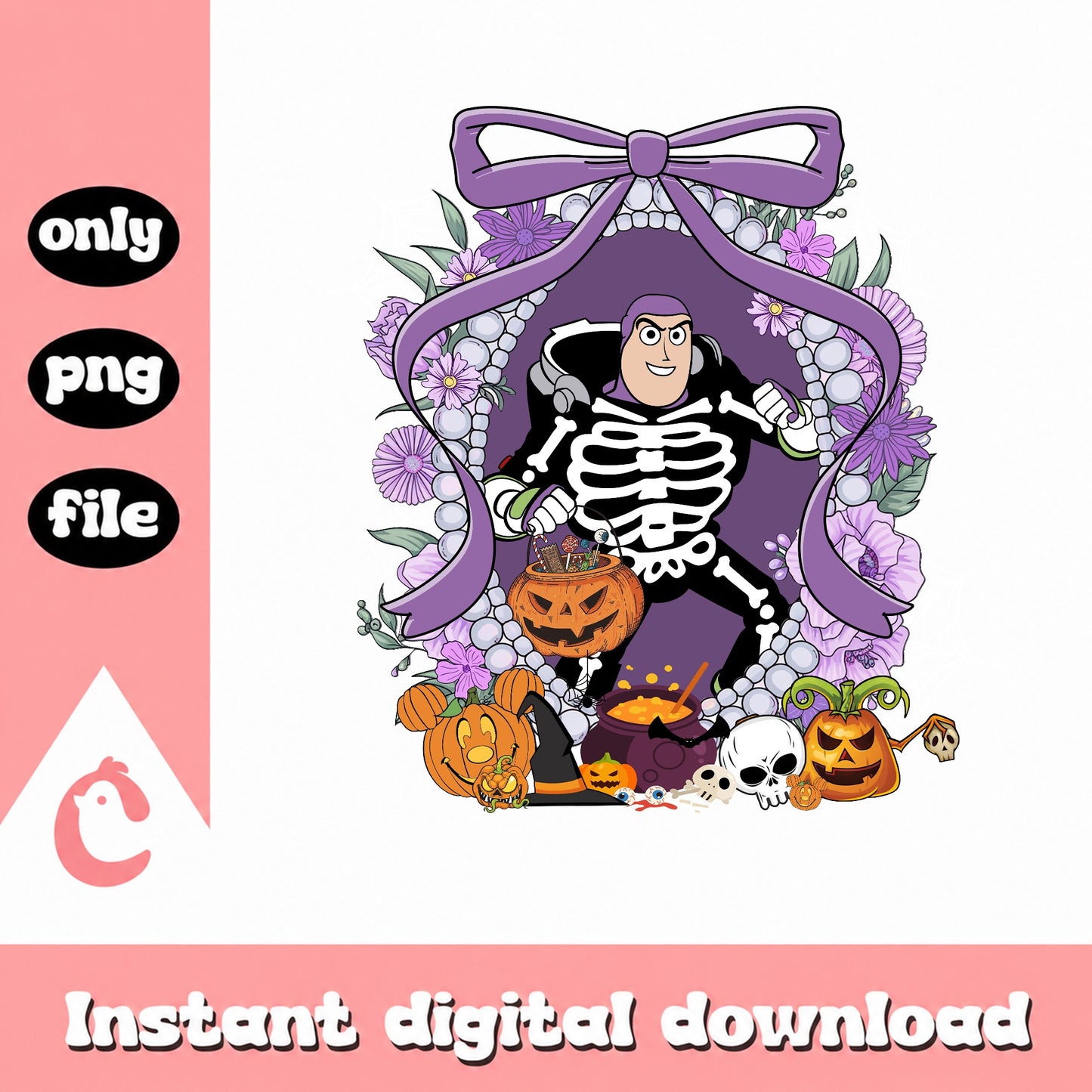 Buzz Lightyear Halloween PNG, Toy Story Halloween, Disney PNG