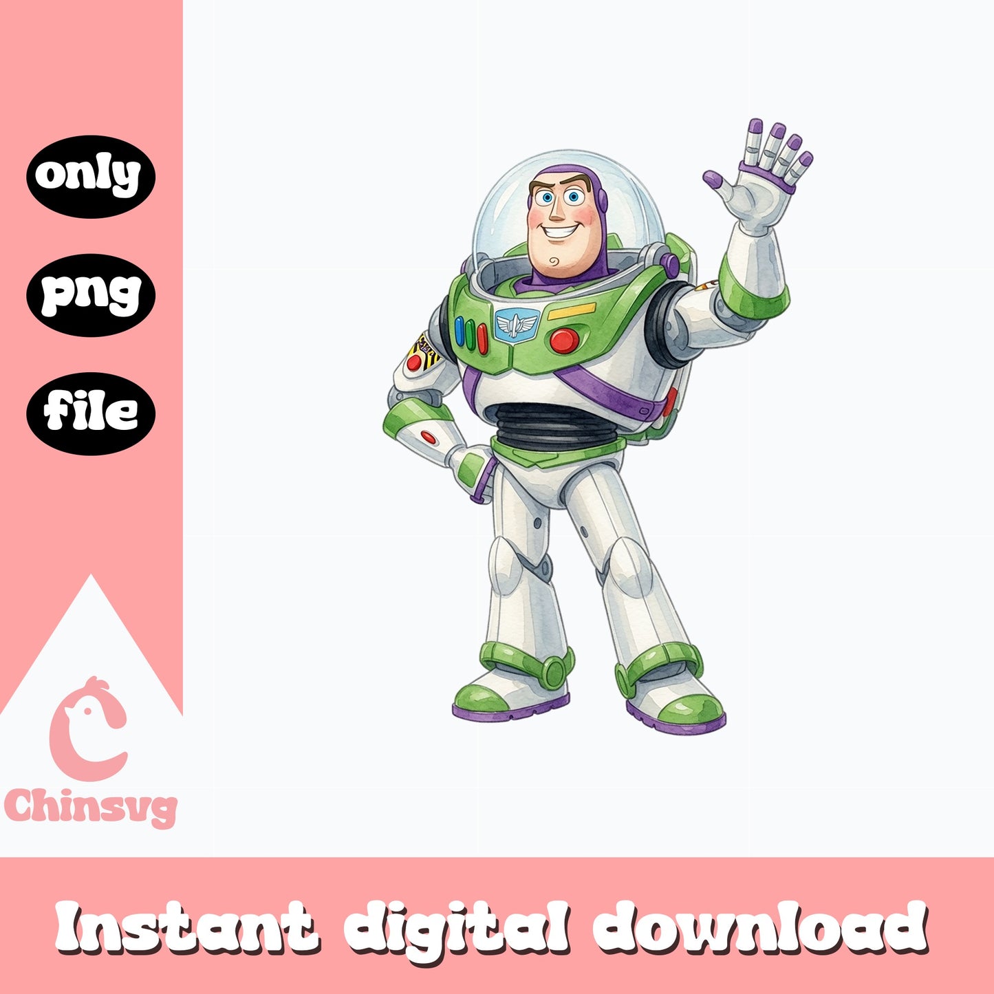 Buzz Lightyear PNG, Toy Story Clipart, Disney Pixar PNG