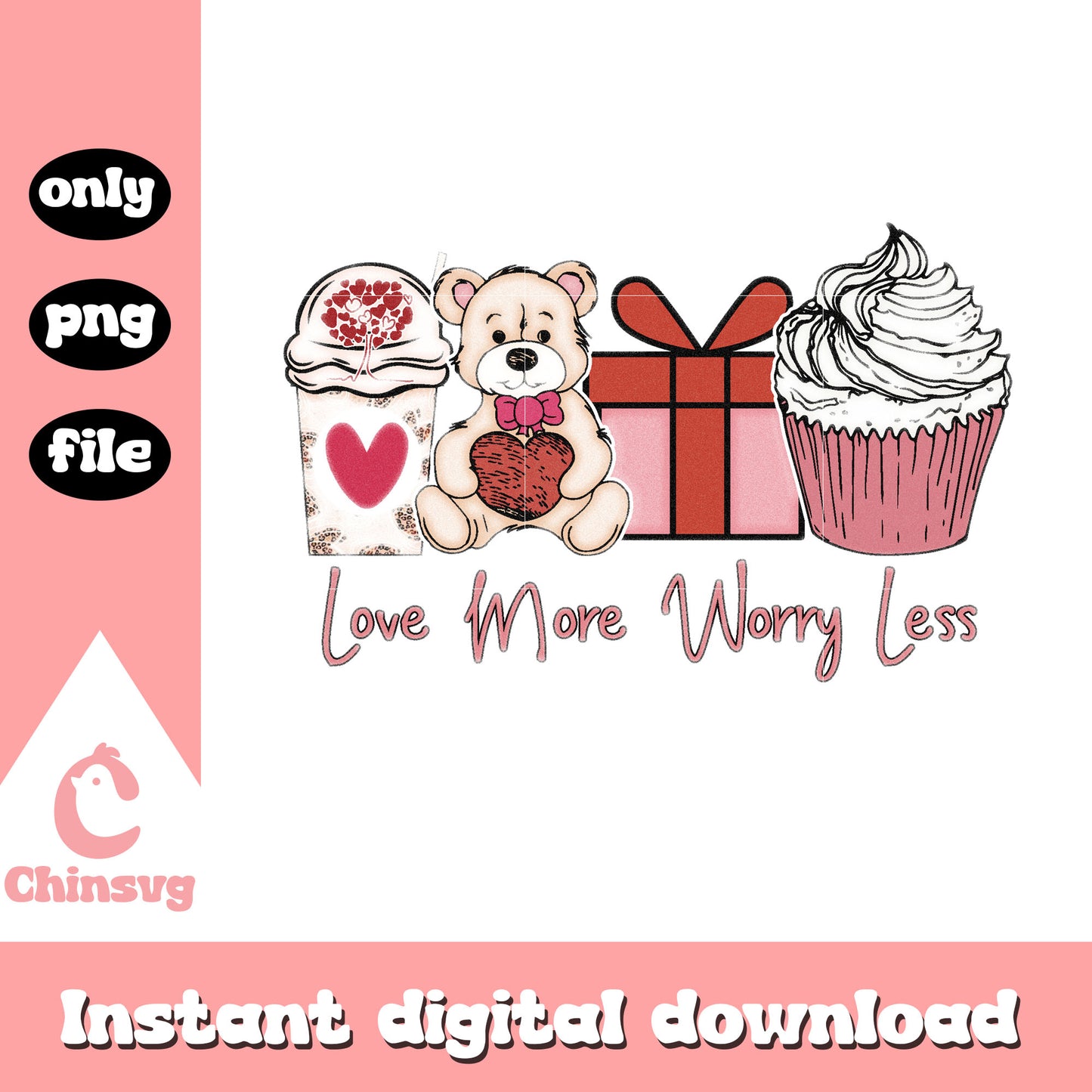 Cake cream gifts valentine png, heart valentine's day​ png