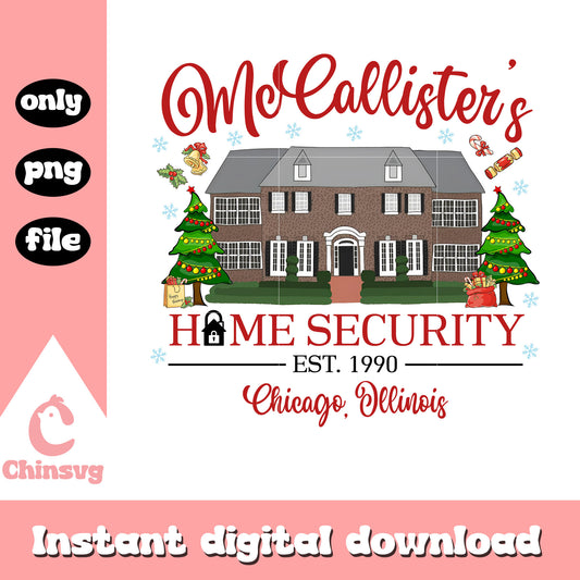 Callisters home security christmas png, home land security​ ​png