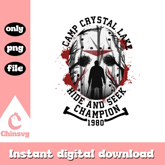 Camp crystal lake hide and seek champion 1980 jason png, jason png