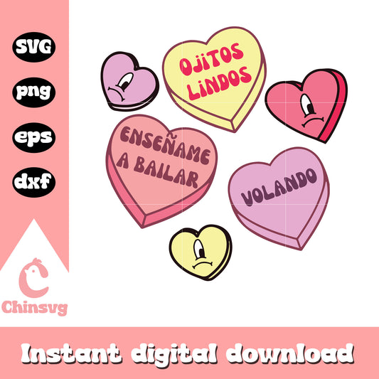 Candy heart volando sad heart svg, candy heart svg, valentine svg