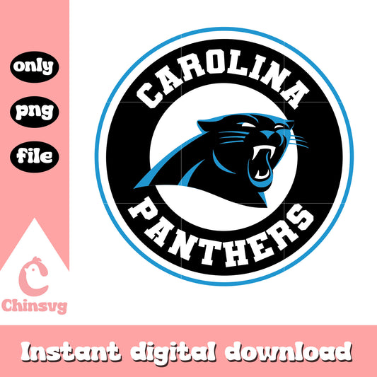 Carolina panther logo design svg, Carolina panther mascot svg