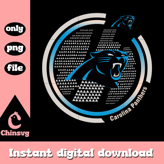 Carolina panthers design logo png, sports panthers​​​​ png