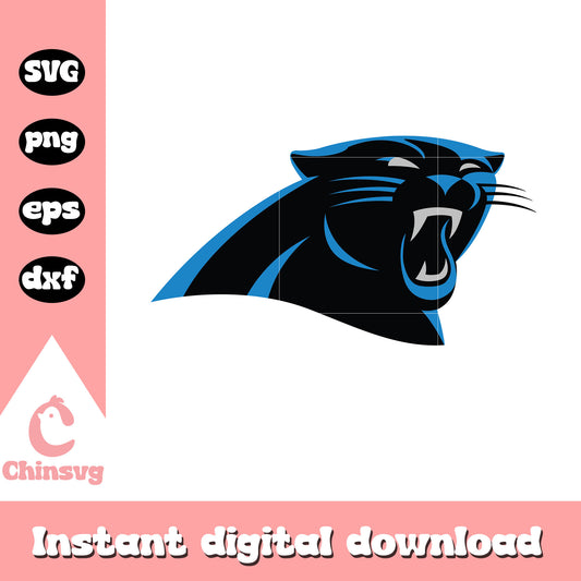 Carolina panthers football team design svg, nfl news svg