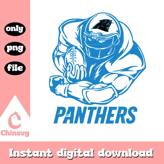 Carolina panthers nfl football sticker svg, carolina panthers team svg