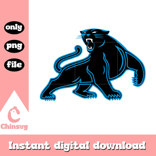 Carolina panthers nfl logo design svg, carolina panthers nfl svg
