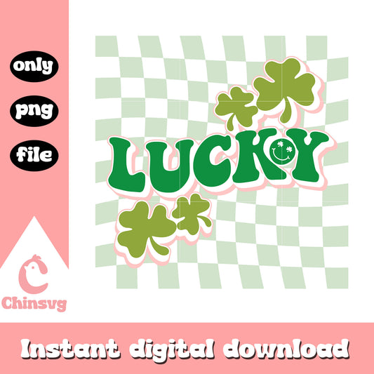 Caro lucky patrick’s png, st patrick day 4 leaf clover​​​ png