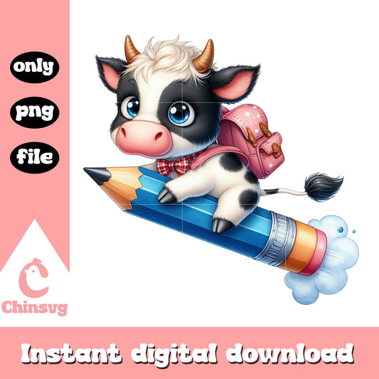 Cartoon cow driving school png, school near me png