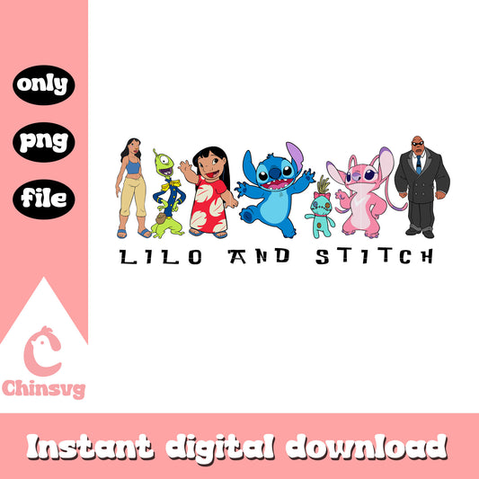 Cartoon lilo and stitch character png, characters in stitch png