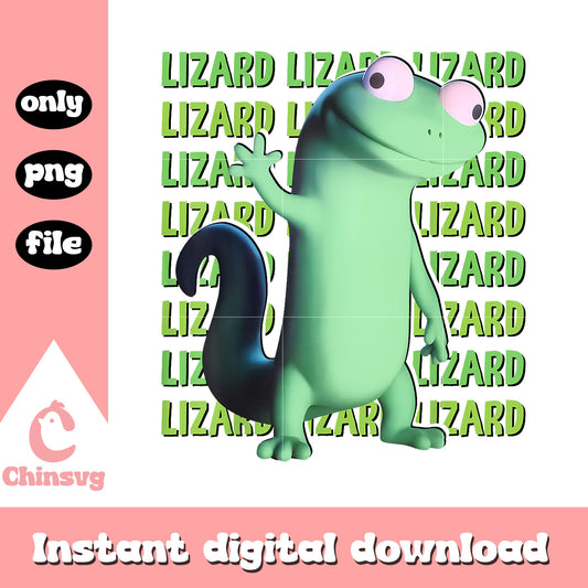 Cartoon lizard name design png, lizard people memes​ png