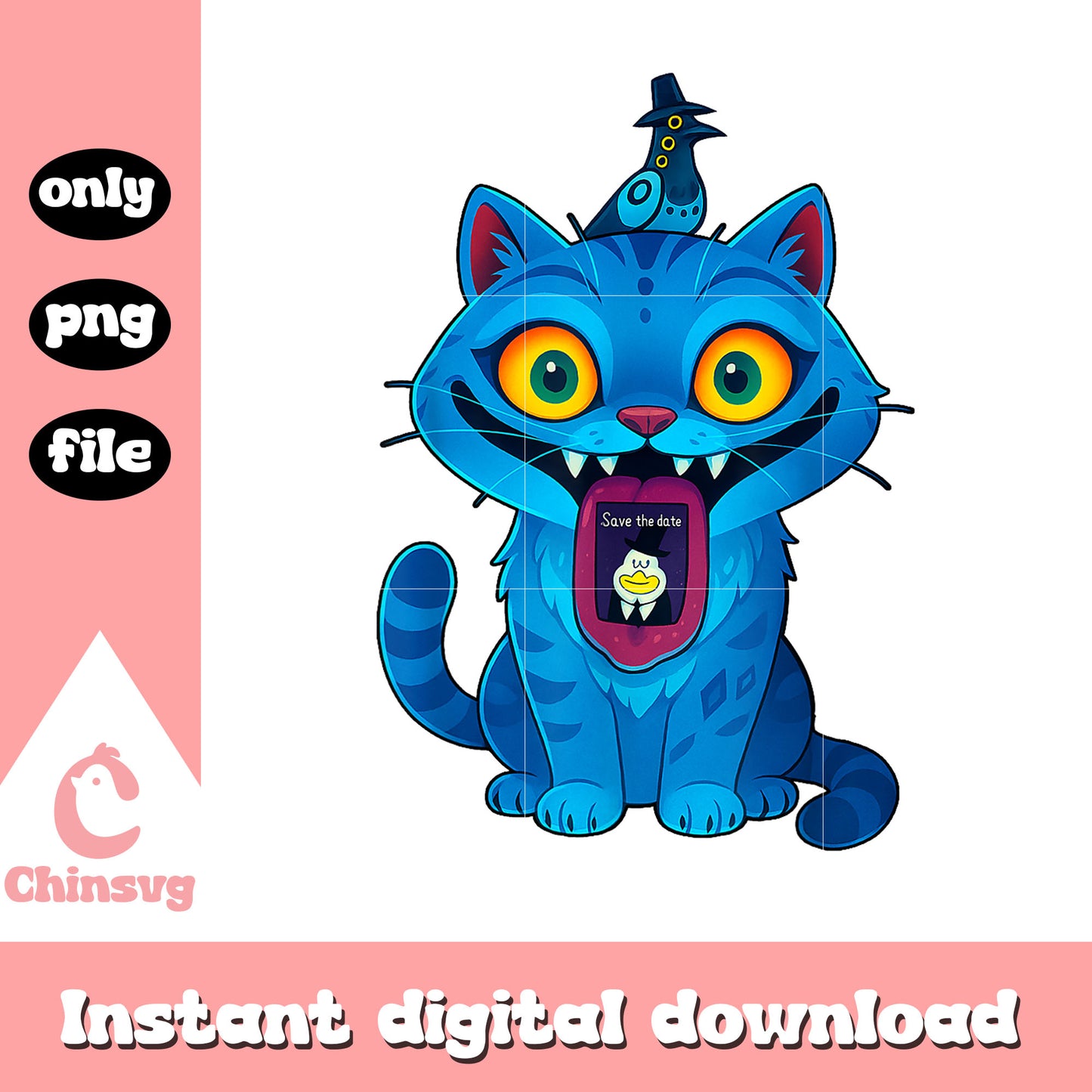 Cat bird kpop demon hunters design png, kpop demon hunter png