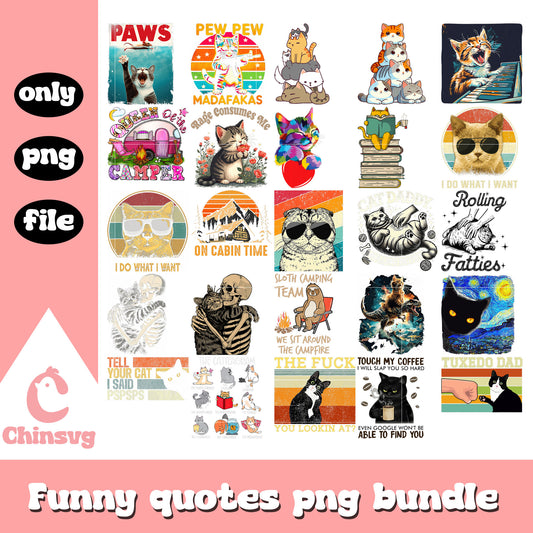 Cat daddy rolling a fatties bundle png, cute cat png, animal png