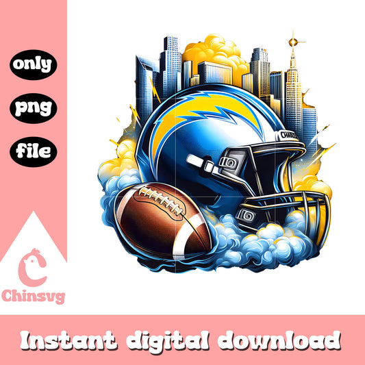 Chargers blue helmet logo png, chargers new logo​​ png