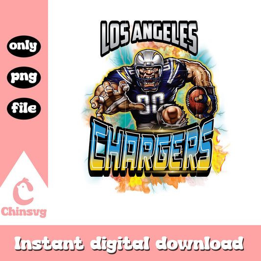 Chargers mascot design pro png, nfl los angeles chargers​​​ png