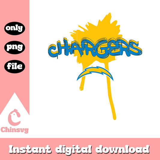 Chargers nfl team design png, logo team png, Los Angeles Chargers png