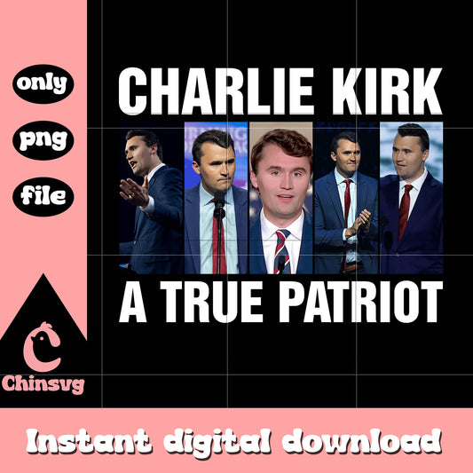 Charlie kirk great american patriot png, patriot charlie png