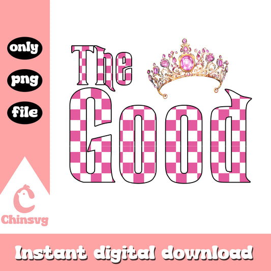 Checkered the good wicked crown png, wicked the movie png