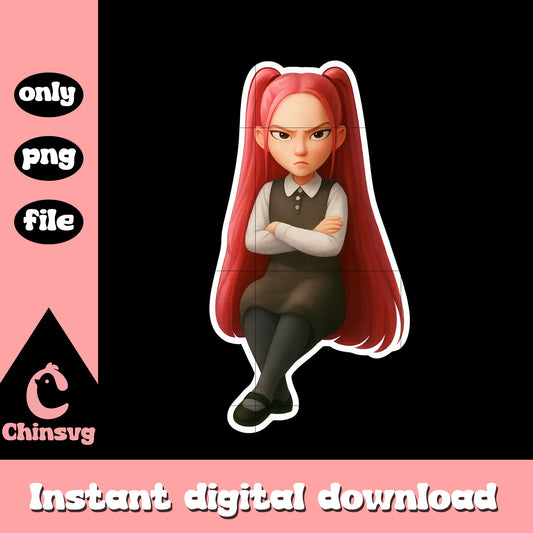 Chibi mira characters huntrix png, mira kpop png, movie netflix png