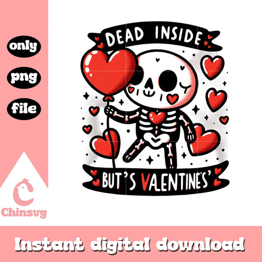 Chibi skeleton balls valentine png, valentines skeleton png