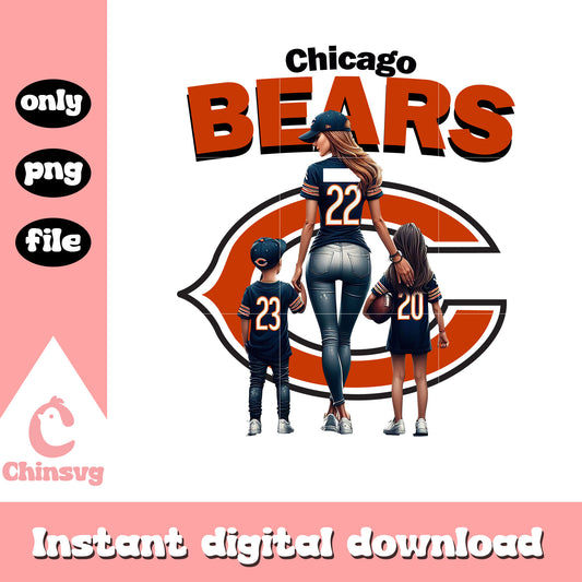 Chicago Bears nfl mom png, nfl Chicago Bears png