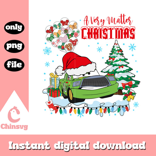 Chick hicks a very matter christmas png, disney christmas car png