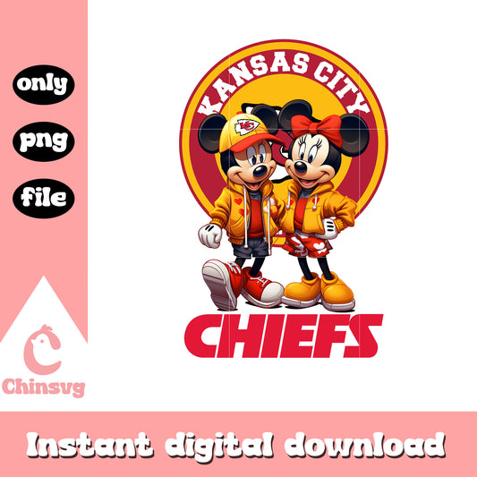 Chiefs mickey and friends png, nfl kansas city chiefs​ png