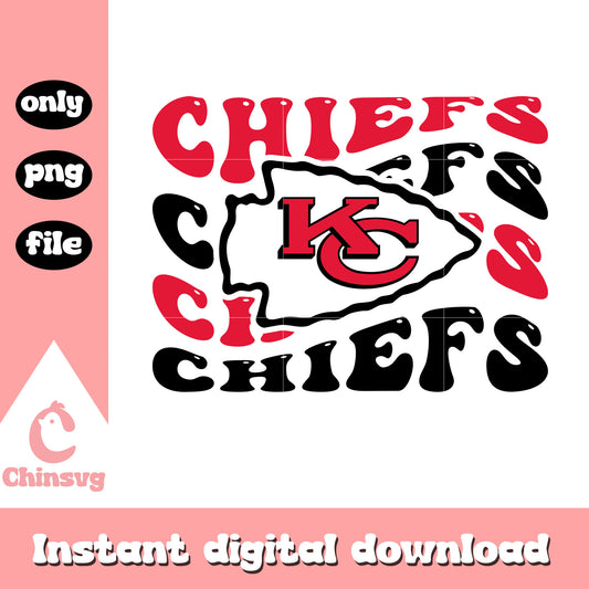 Chiefs nfl team text design png, nfl Kansas City Chiefs png