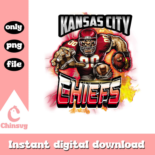 Chiefs pro design logo png, nfl kansas city chiefs​ png