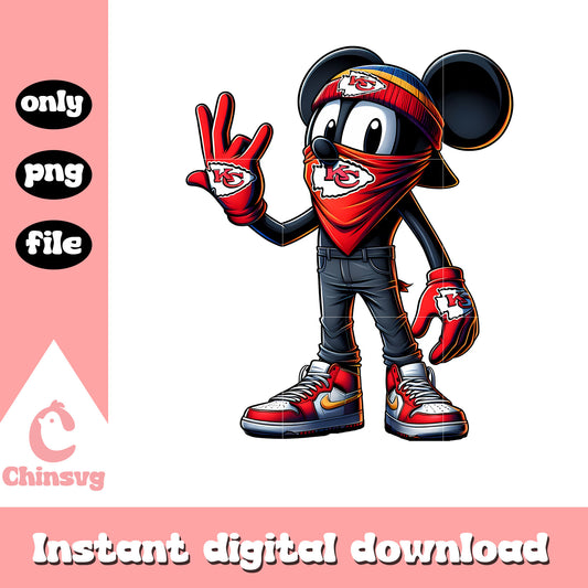 Chiefs red mickey football png, all 32 nfl football teams​​ png