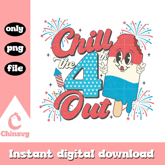 Chill The 4th Out America Ice Cream png, america ice cream png