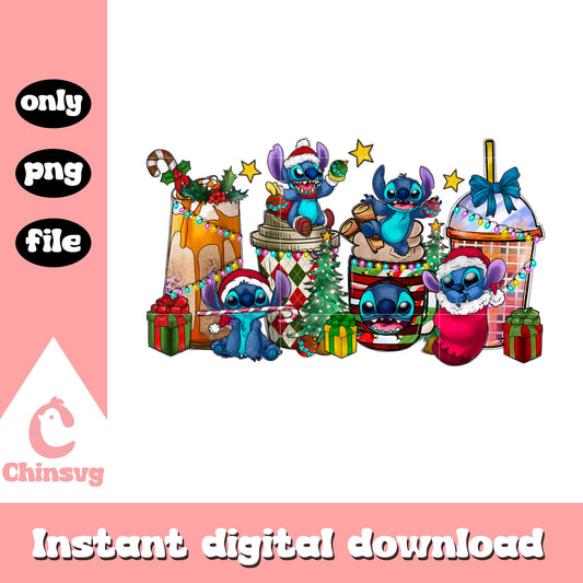 Christmas drink drawing clipart design png, christmas day png