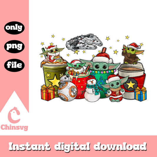 Christmas drink drawing design png, christmas holiday png