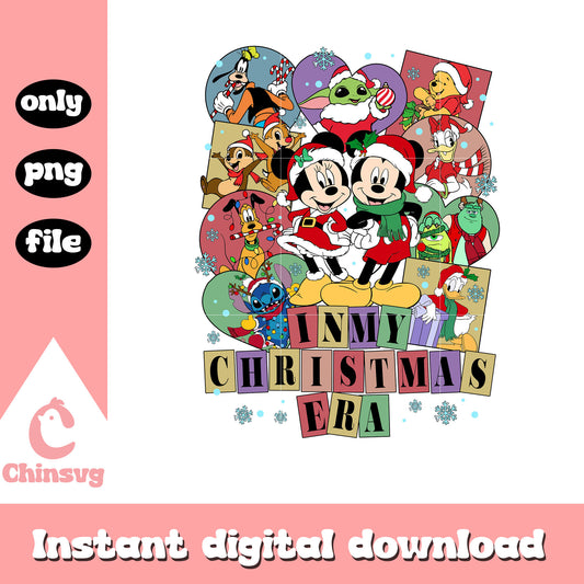 Christmas era mickey friends png, disney christmas​​​​​​ png