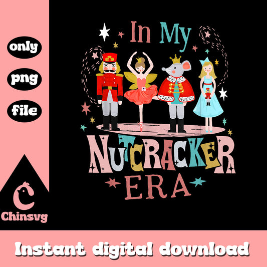 Christmas era nutcracker ballet png, nutcracker christmas​​​ png