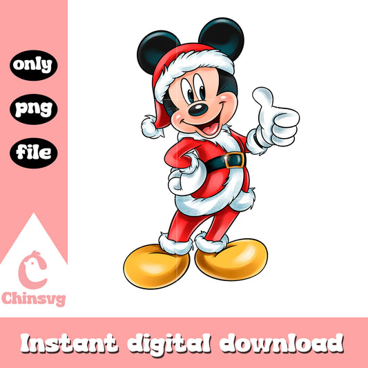 Christmas mickey mouse disney design png, disney mickey christmas​ png