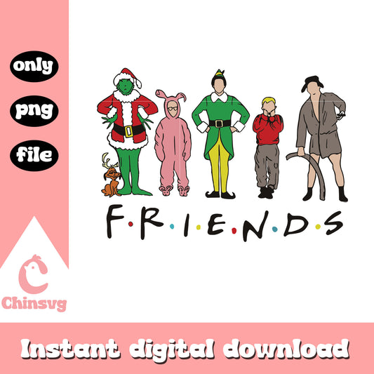 Christmas movie characters friends grinch png, grinch movie png
