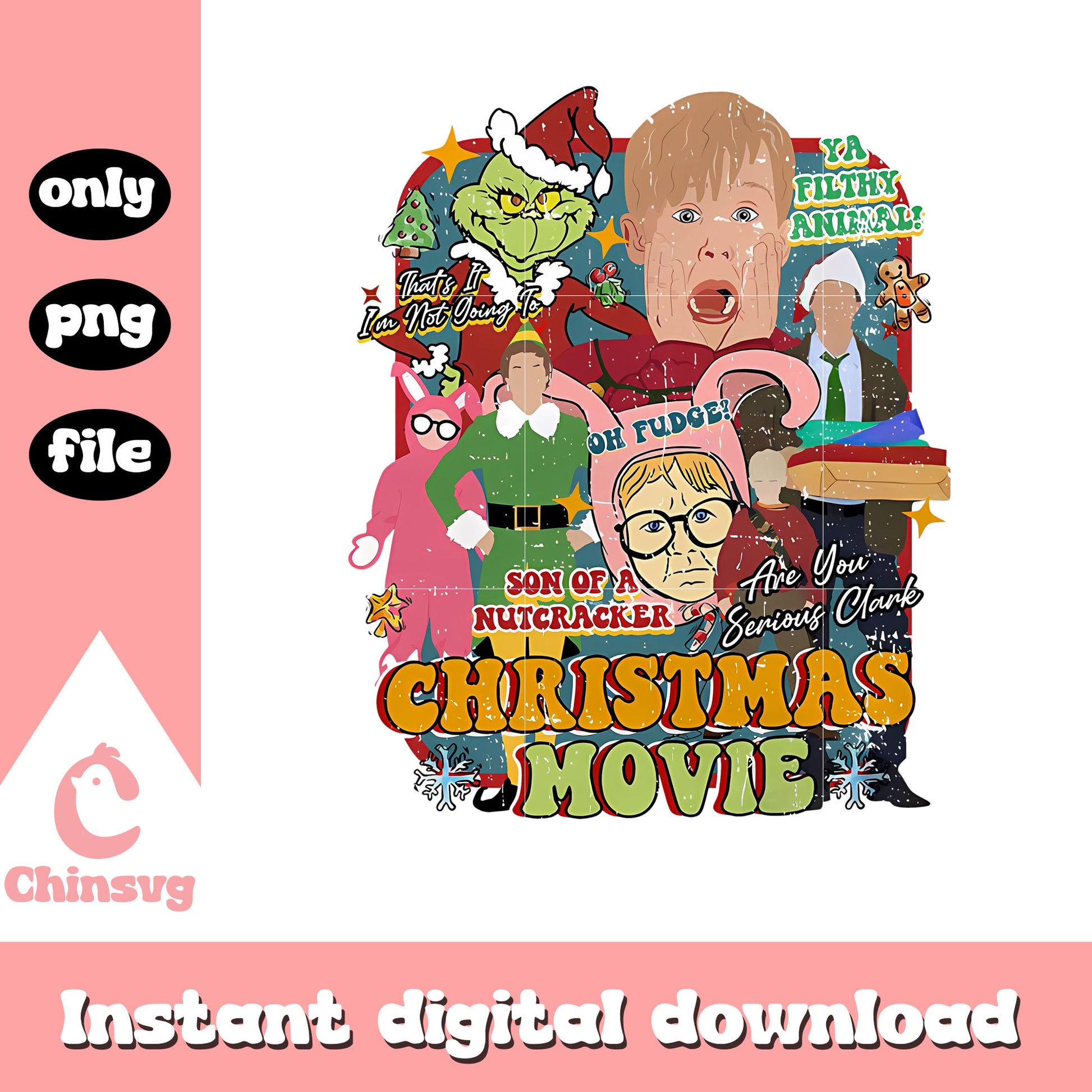 Christmas movie grinchmas characters png, grinch christmas png