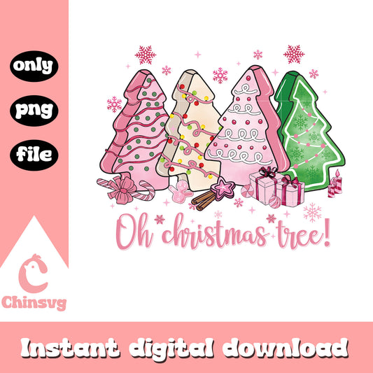 Christmas tree cakes design png, christmas tree cake​ png