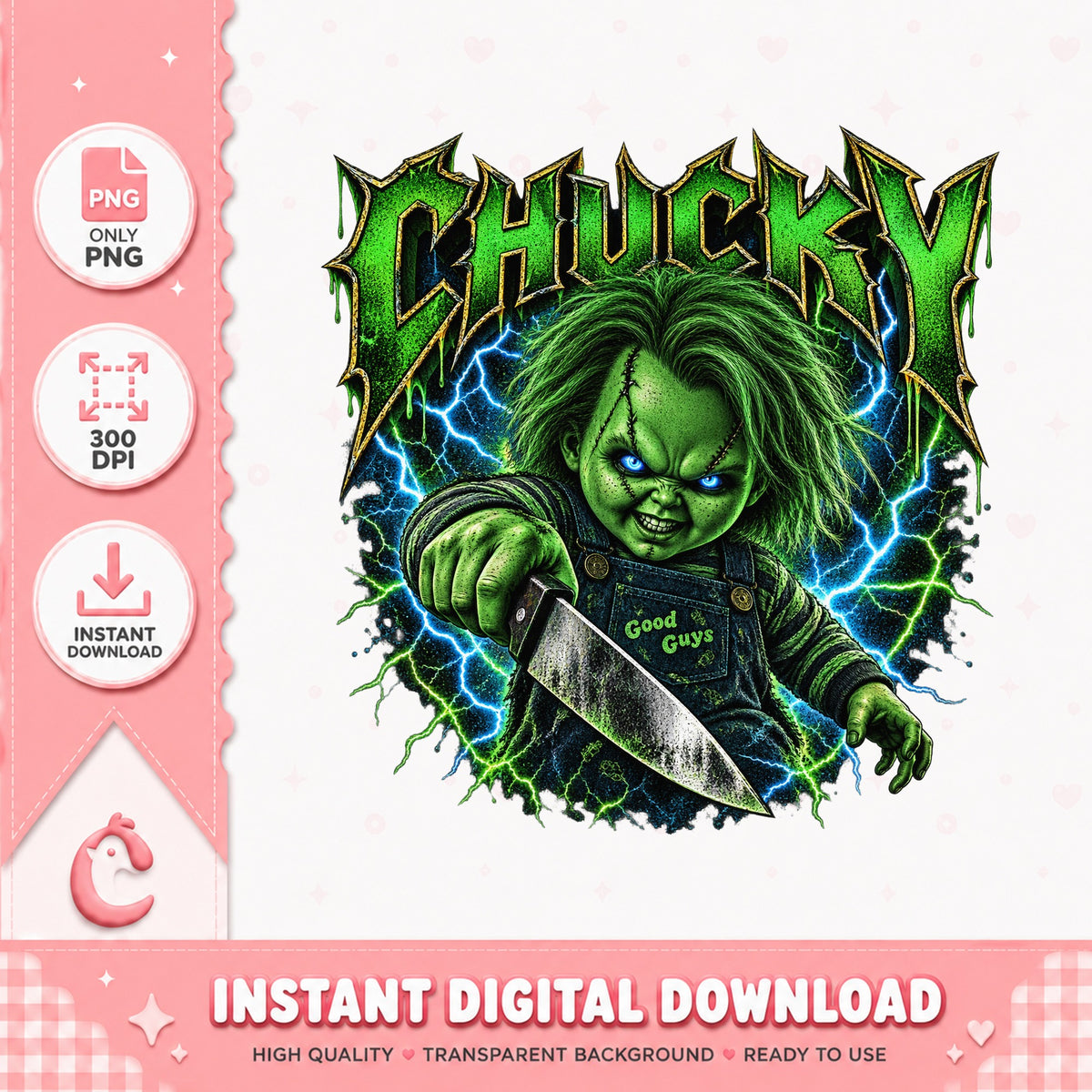 Chucky Horror PNG, Good Guys Doll, Halloween Clipart PNG