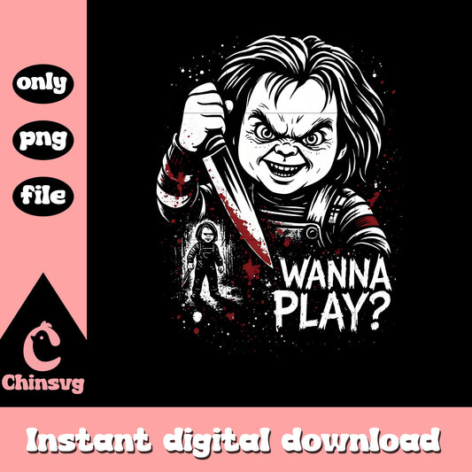 Chucky wanna play quote png, chucky child's play png, chucky png