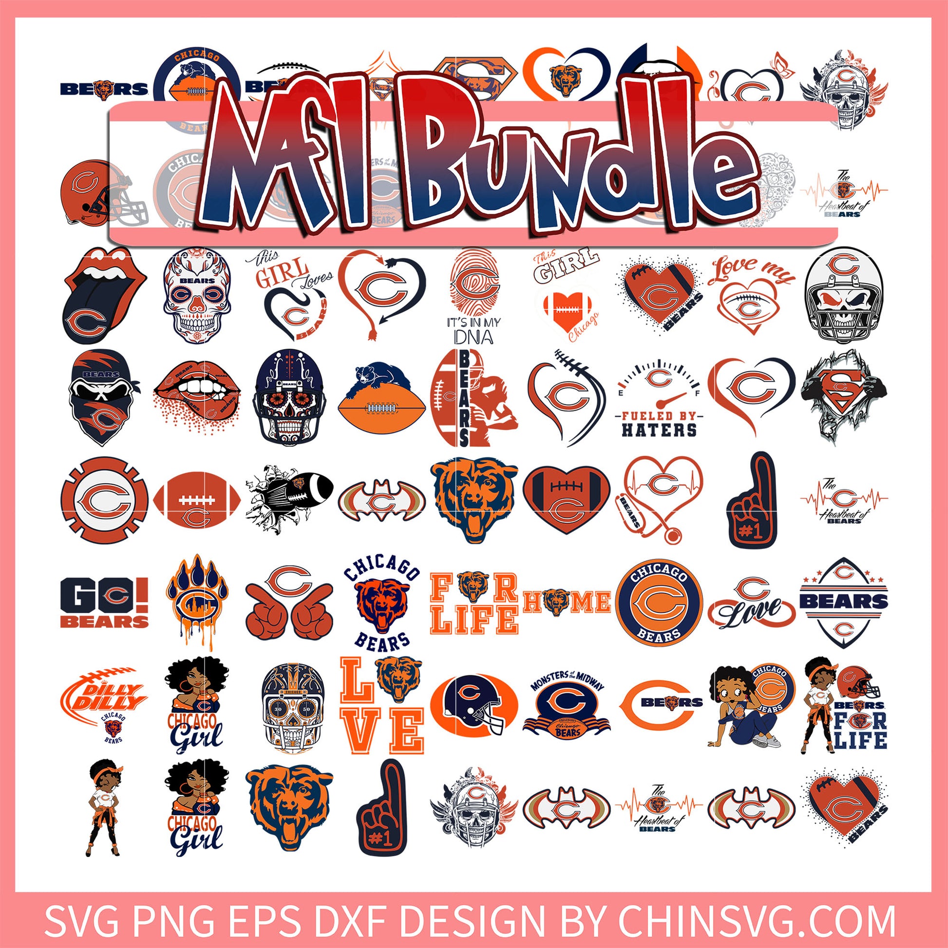 Cincinnati Bengals  logo team bundle svg, nfl mock draft svg